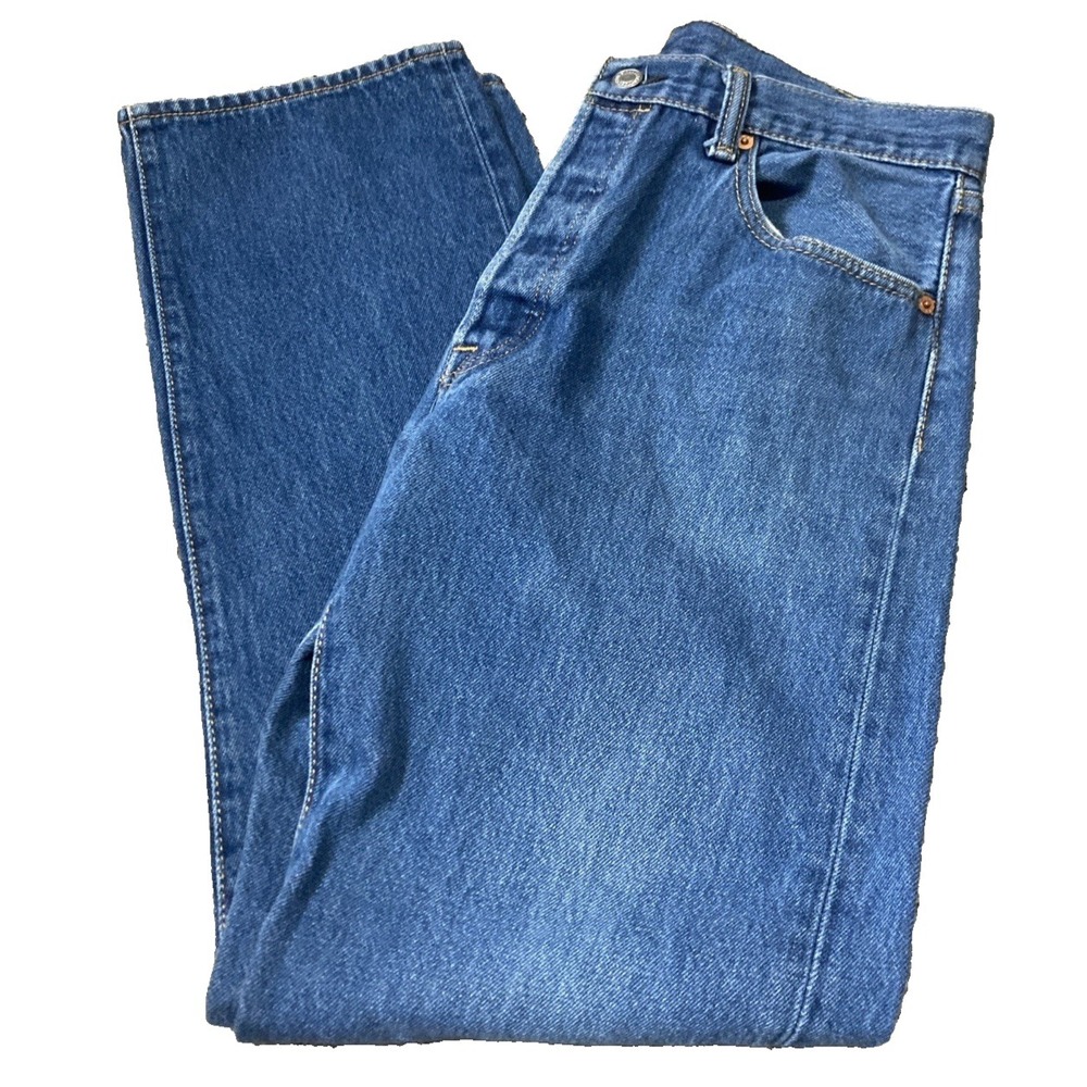 Levi's 501 XX Jeans Mens W34 L34 Actual 34x29 Button Fly Straight Leg Vintage - Picture 5 of 13